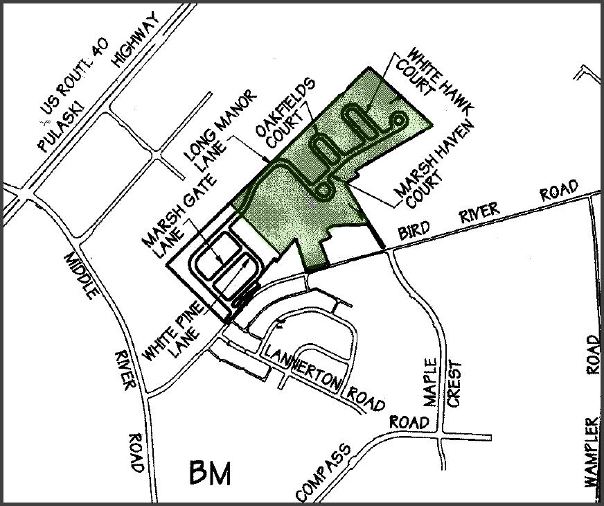 Greenfields site map
